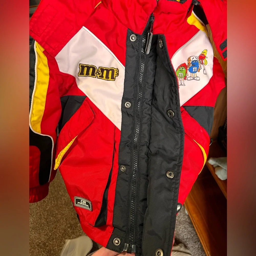 Red M&M Racing Jacket for Kids - Picture 10 of 13